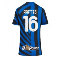 Camisa de time de futebol Inter Milan Davide Frattesi #16 Replicas 1º Equipamento Feminina 2024-25 Manga Curta